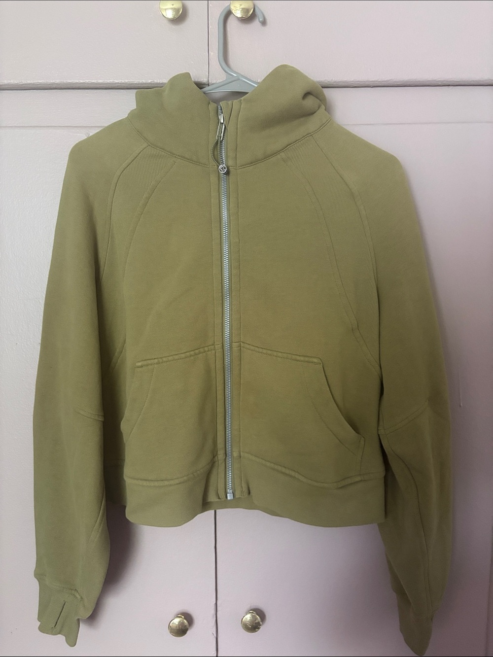 lululemon athletica Olive Green Full-Zip Hoodie